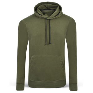 Sweat à capuche de luxe pour homme, coupe classique, 100 % coton molletonné, épais, écologique, respirant, streetwear, logo personnalisé, imprimé uni - Product Image 2