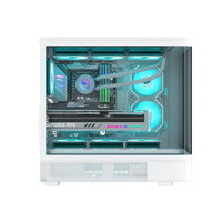 KINPOWER Factory Direct Sale Computer Case Mid Tower Tempered Glass High End Gaming PC Case