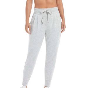 Pantalons de jogging pour femmes en molleton français, mélange polyester/coton, qualité supérieure, coupe régulière, taille élastique, devant plat, décontractés, pour l'hiver - Product Image 4
