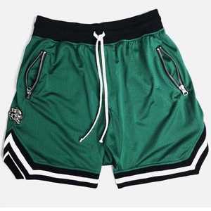 Custom Blank Men's Mesh Shorts Double <b>Layer</b> Designer Liner Summer Sublimation All-Over Print Casual Solid Custom Logo Color - Product Image 1