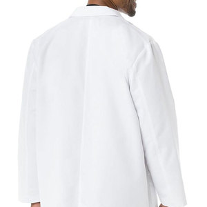 Logotipo personalizado de alta calidad enfermería Scrub Lab Coats Color sólido precio barato al por mayor Scrub Lab Coats para la venta en línea - Product Image 5