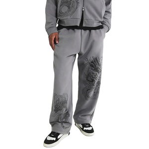 ชุดวอร์มมีซิปสำหรับผู้ชายชุดวอร์มกางเกงมีฮู้ดและกางเกงขายาวสองชิ้นออกแบบโลโก้ได้ตามต้องการ - Product Image 4