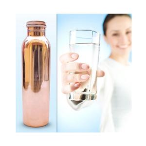 <b>Travel</b>-friendly Enameled Design Copper Drinkware Kitchenware Metal Water <b>Bottle</b> with Practical Usage - Product Image 4