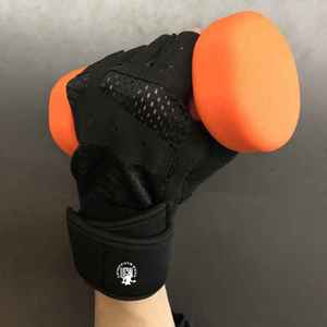 UNIQUE GYM WEAR Wholesale Leather Unisex Gym <b>Gloves</b> with Adjustable Wrist Strap for <b>Weight</b> Lifting Black Sport Workout <b>Gloves</b> - Product Image 4
