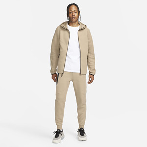 Conjunto Deportivo de Invierno para Hombre de Alta Calidad, Chaqueta con Capucha y Cremallera, Pantalones Deportivos con Estampado, Cuello con Capucha - Product Image 1