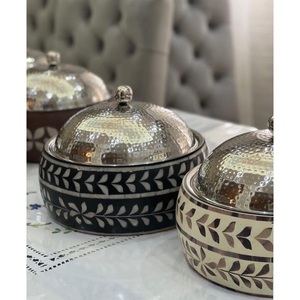 Restauration Hôtel Ware Mariage Serveur De Nourriture Ware Pots Ensemble De 2 Ramadan Décor Noir Vadrouille Travail Casserole Hot Pot - Product Image 2