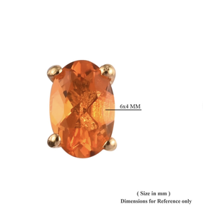 Boucles d'oreilles minimalistes en argent sterling 925 avec opale de feu Bijoux en pierres précieuses plaquées or pour fête fabriqués par le grossiste - Product Image 4