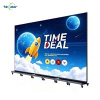 Écran d'affichage LED pliable en trois parties P2.5 pour publicité, affichage d'affiches LED pleine couleur sans soudure 1280*1920mm, vente en gros