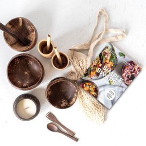 Cuenco de cáscara de coco helado hecho a mano de Vietnam juego de cuenco de coco grabado para bebé precio barato al por mayor de fábrica en Vietnam - Product Image 6