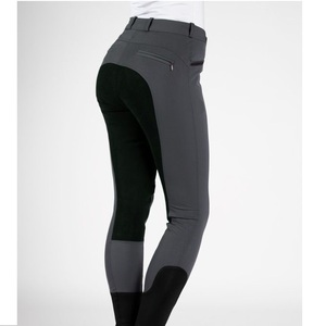 Pantalones de equitación personalizados de alto rendimiento, venta al por mayor, ropa ecuestre, pantalones deportivos de gamuza para mujeres, hombres y niños - Product Image 5