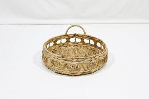 Plateau rond en jacinthe d'eau Artex Dong Thap, tissé à la main, décoration d'intérieur, durable - Product Image 6