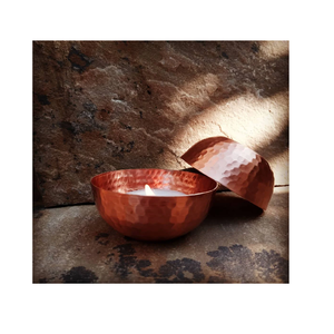 Copper Candle Stand for Round Shape Home Decor Handmade <b>Candelabra</b> <b>Gold</b> Copper Pillar Holder Decorative Items - Product Image 2