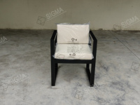 Ensemble de table et chaises de jardin d'extérieur résistant aux intempéries, mobilier de villa, ensemble de salle à manger en aluminium pour hôtel, patio