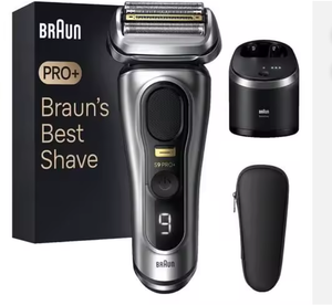 เครื่องโกนหนวดไฟฟ้าซีรีส์ 9 โปร รุ่น 9476CC สีโครเมียม ของแท้ แบรนด์ดัง ใหม่เอี่ยม พร้อมอุปกรณ์และอะไหล่ครบชุด - Product Image 1