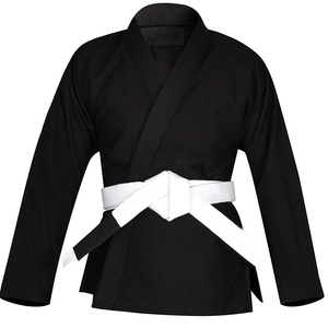 Pantalones cortos de algodón Jiu-Jitsu Gi brasileños personalizados profesionales logotipo bordado servicio OEM uniformes de desgaste de artes marciales - Product Image 3