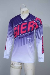 Maillot de moto à manches longues pour homme Technique de sublimation à séchage rapide Personnalisable Nom d'équipe pour les sports d'extérieur Basse quantité minimale de commande - Product Image 3