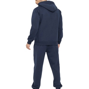 Survêtement à capuche ajustable en molleton 100 % coton respirant, coupe classique, couleur unie, manches longues, avec cordon de serrage - Product Image 6