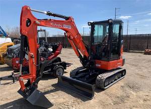 2024 pour Kubota KX033-4 Mini pelle à roues à vendre utilisé avec des composants de boîte de vitesses de pompe à moteur à noyau - Product Image 4