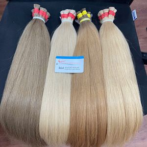 ¡TENDENCIA AÑO NUEVO 2025! Alta calidad Vietnamses Peluca Material de cabello humano Extensión de cabello a granel Color Raw Bulk en extensiones de cabello - Product Image 2