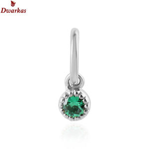 Haute qualité 925 argent Sterling femmes vert CZ pierres précieuses pendentif Fine argent plaqué bijoux lunette réglage pour les Occasions de fête - Product Image 1