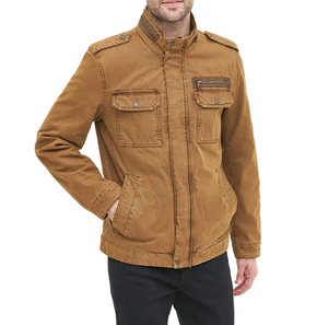Chaqueta vaquera de diseño personalizado para hombre chaqueta vaquera con botones delanteros rasgados - Product Image 4
