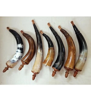 Poudre à poudrer de buffle de haute qualité, faite à la main avec un design moderne, agate polie, style animal unique - Product Image 2