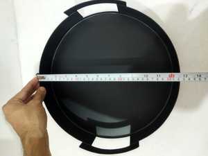 Factory Manufacture Round Iron Food Serving Trays 32 cm <b>Metal</b> Tray <b>Plate</b> Serving Bulk with Handle - Product Image 4