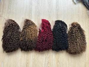 Letsfly Promotion à 80 $ Perruques en dentelle frontale complète 13x4 20 pouces 250g Pixie bouclée 100% cheveux humains 10A Vente en gros d'usine Vente chaude - Product Image 6