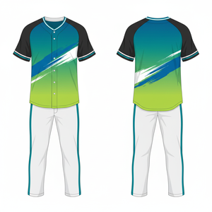 Uniforme de baseball unisexe 2026 en maille respirante, sublimation personnalisée, léger, vente en gros - Product Image 2
