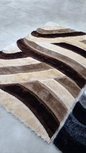 Alfombra Turca Adiva, Tejida en Jacquard, de Poliéster, Lavable a Máquina, Antideslizante, Acolchada - Product Image 4