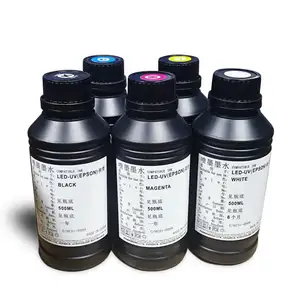 Tinta UV para Epson 1390 1400 1410 1430 1500W R280 R290 R330 L800 L180 Para DX4 DX5 DX6 DX7 XP600 Duros e Moles de TINTA Da Cabeça De Impressão