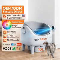Meilleure Litière Automatique pour Chat avec Caméra HD IA 1080P, Reconnaissance des Chats, Style Ouvert, Sans Odeur, Personnalisable