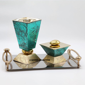 Quemador de incienso chapado en oro de estilo nórdico, difusor de aromaterapia creativo para decoración del hogar de Metal personalizado - Product Image 3
