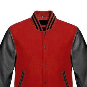 New Private Label Varisty <b>Jacket</b> for Men and Fashionable Custom Embroidery Versity Leatherman <b>Jackets</b> High Quality - Product Image 3