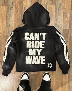 Ropa de tendencia para hombre, ropa de calle de alta calidad, sudaderas con capucha de peso pesado de 500gsm, sudaderas con capucha personalizadas con hombros caídos - Product Image 2