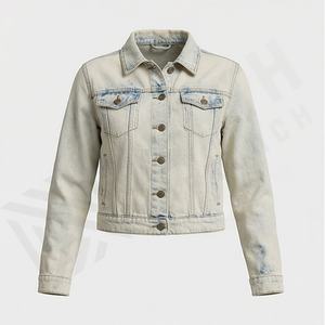 Chaquetas Vaqueras para Mujer al por Mayor, Manga Larga, Ropa Casual, Servicio OEM ODM Personalizado, Prendas de Moda, Color Personalizado - Product Image 1