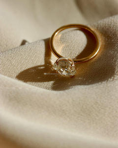 เครื่องประดับเพชรทองคำแท้18K สั่งทำ | สร้อยคอและแหวนทองคำสุดหรู | เครื่องประดับที่ดี oM/odm ผู้ผลิตเพชรรูปวงรีที่ปลูกในห้องปฏิบัติการ - Product Image 2