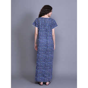 Bata de dormir para mujer 100% algodón con bolsillo lateral, estampada, suave, transpirable, ODM, cintura elástica con cordón, talla 3XL, invierno - Product Image 6