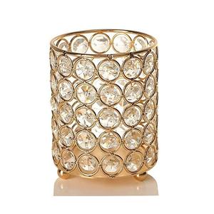 Premium metal <b>candle</b> <b>votive</b> <b>holder</b> with gold finished ideal for restaurant bar and cafe table decorations - Product Image 3