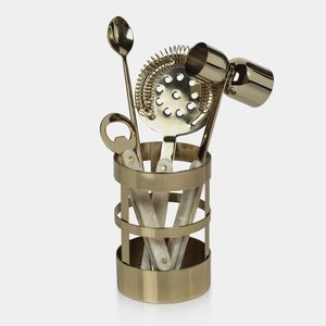 Juego Completo de Herramientas de Barra de Metal, Kit de Preparación de Cócteles Todo en Uno para Principiantes y Profesionales que Aprenden a Mezclar - Product Image 5