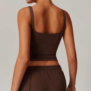 Venta al por mayor de camisetas sin mangas de las mujeres personalizadas de algodón Casual Tops de verano para damas OEM/ODM Fábrica de tallas grandes disponibles - Product Image 6