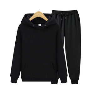 Ensemble de survêtements décontractés deux pièces en coton stretch imprimé en 3D pour hommes à prix compétitifs - Product Image 1