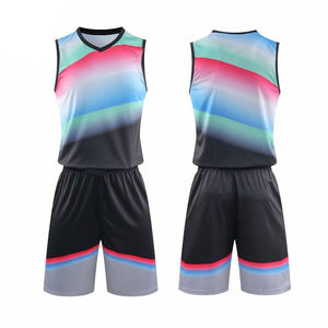 Meilleures ventes, uniformes de basket-ball unisexes, 100% polyester, séchage rapide, toutes saisons, personnalisables, de bonne qualité, ensemble débardeur et short - Product Image 2