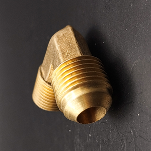 Conector acampanado de latón tipo LS de alta presión Accesorios de tubería de tratamiento de superficie chapados en tubo - Product Image 3