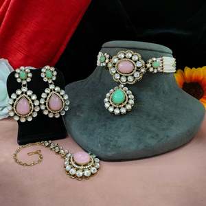 ชุดโชคเกอร์ไข่มุกเพชรมอยส์ซอไนท์สไตล์วิคตอเรียน้ำหนักเบาสบายเหมาะกับสร้อยคอแฟชั่นพิเศษ - Product Image 6