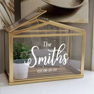 Boîte à invitations de mariage personnalisée en acrylique transparent avec cadre en métal plaqué or de qualité supérieure, personnalisable, prix impressionnant en Inde - Product Image 1