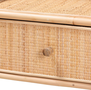 Armoire en rotin naturel pour la décoration intérieure Armoire de rangement en rotin tissée à la main polyvalente pour le salon - Product Image 5