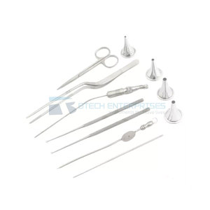 Instrumentos Quirúrgicos ORL Profesionales de Acero Inoxidable de Alta Calidad, Certificación CE, Agarre Cómodo, Fuente de Alimentación Manual, Set ORL - Product Image 5