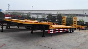 Semirremolque de Plataforma Baja de 60 Toneladas con Suspensión Cantilever, Dos Líneas, Cuatro Ejes - Product Image 3
