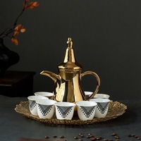 Offre Spéciale – Tasses à café et thé en céramique de style moyen-oriental de 70 ml, en lots de 6 ou 12 pièces, réutilisables et portables, compatibles lave-vaisselle et micro-ondes